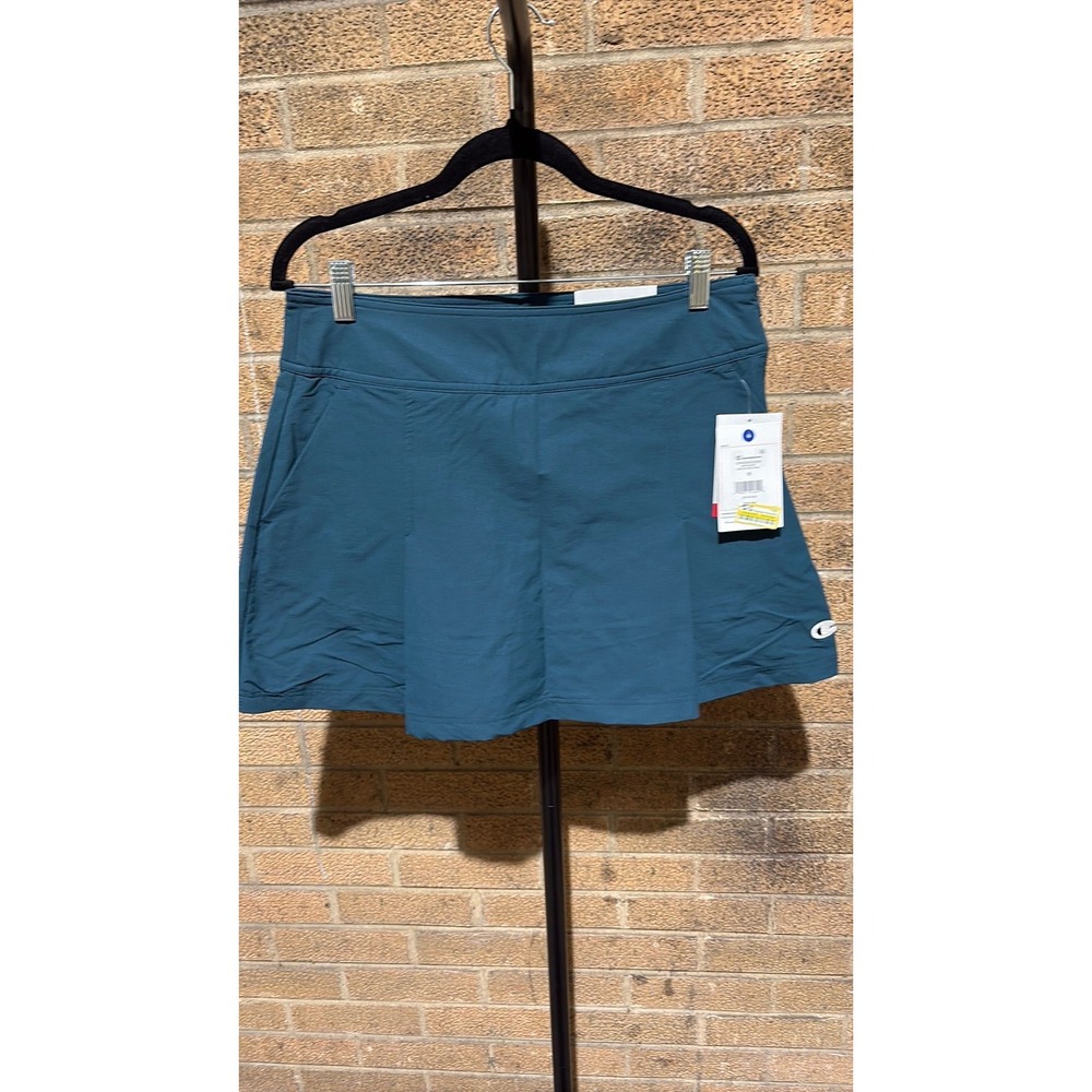 Champion Womens Match Pleated Skort Teal Blue Athletic Tennis Golf Skirt Size 10